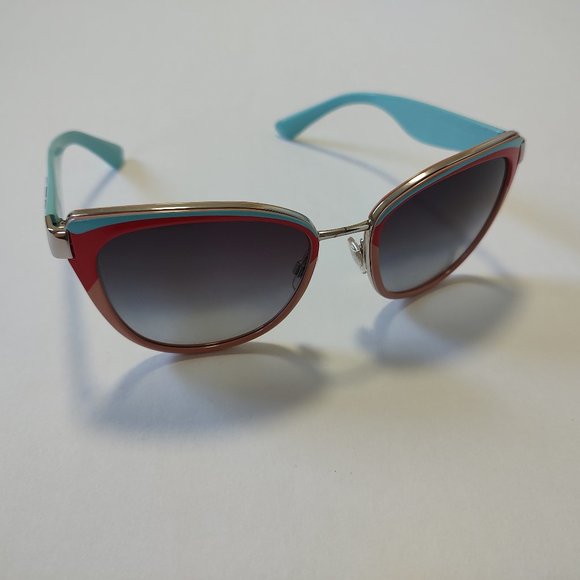 DG Dolce & Gabbana Sunglasses Blue Pink Red Logo Silver Retro Vintage Style main image 6